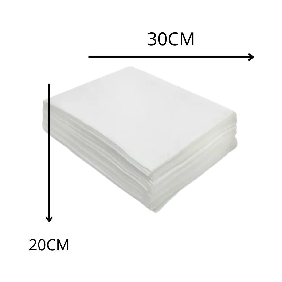 Miniatura Toalha Para Manicure Descartável 20 X 30Cm 100Un Santa Clara