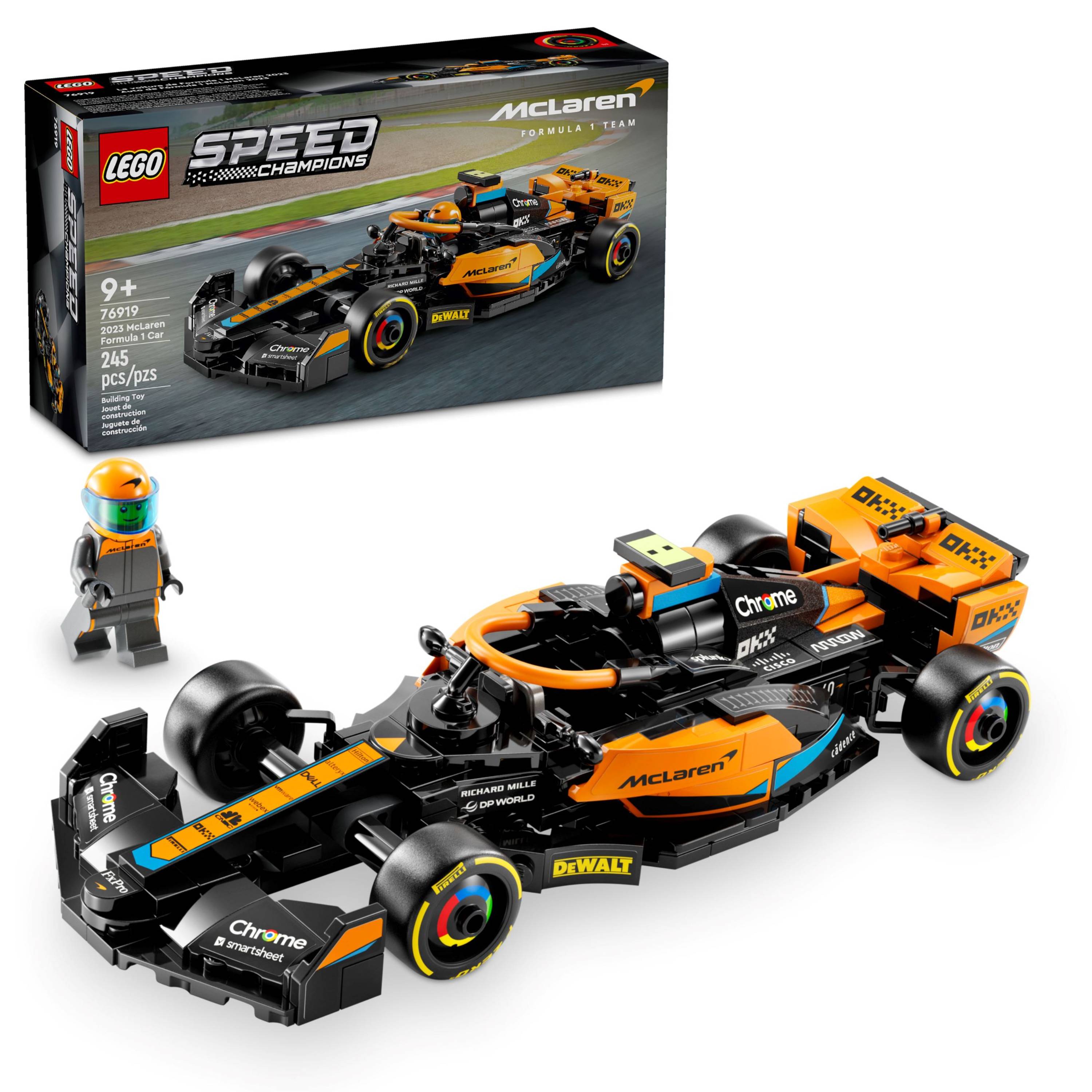 LEGO Speed Champions - Carro de corrida de Fórmula 1 da McLaren 2023