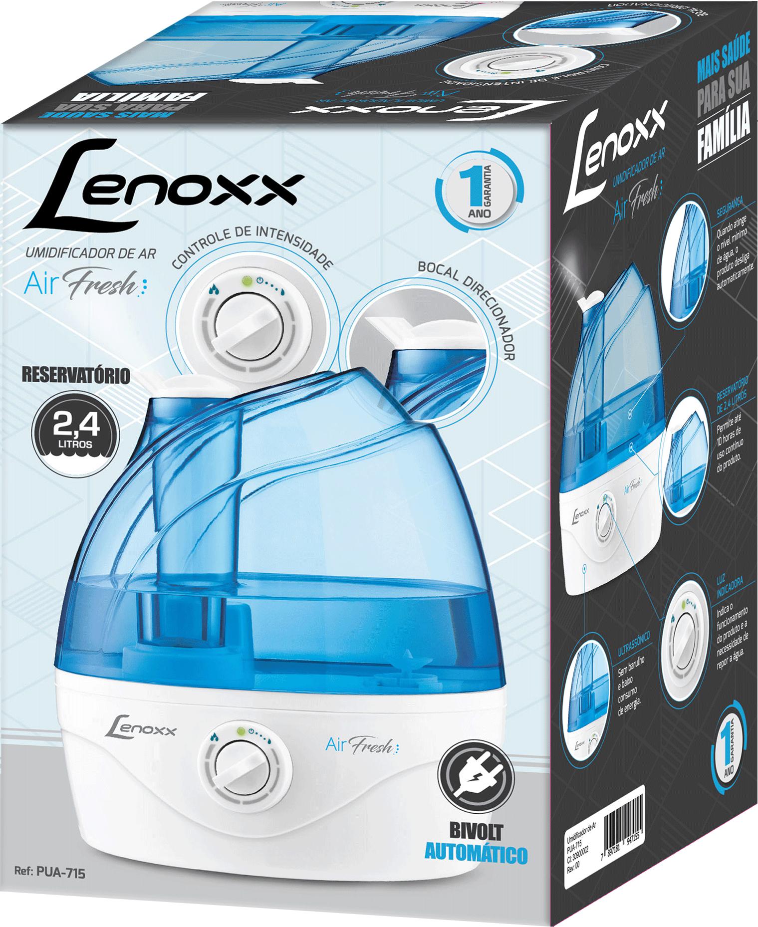 Miniatura Umidificador De Ar Air Fresh Lenoxx  Pua715 azul - bivolt