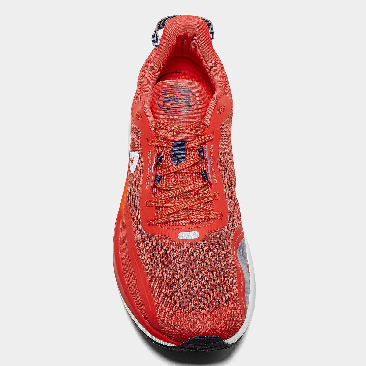 Miniatura Tênis Fila Racer T2 Xtreme Masculino Vermelho+Laranja - 39