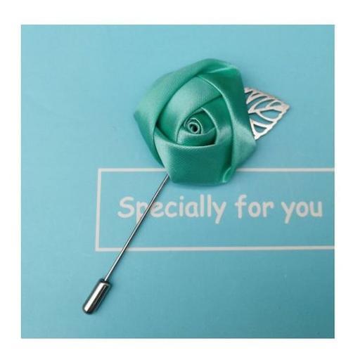 Miniatura Lapela Broche De Tecido Terno Casamento Noivo Padrinho Flor