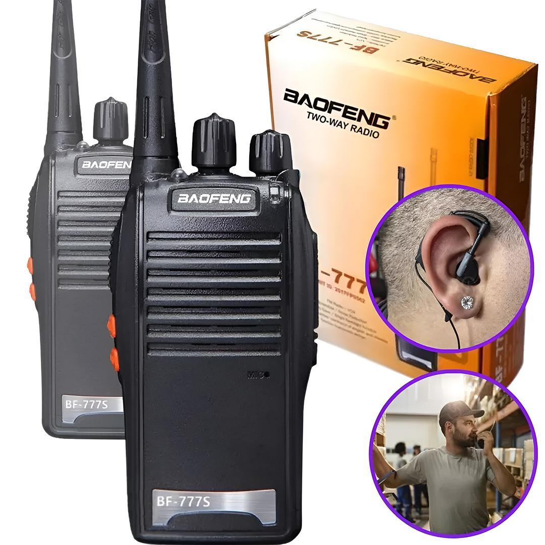 Miniatura Kit 14 Walkie Talkies Baofeng Bf-777S 16 Canais Alcance 12Km