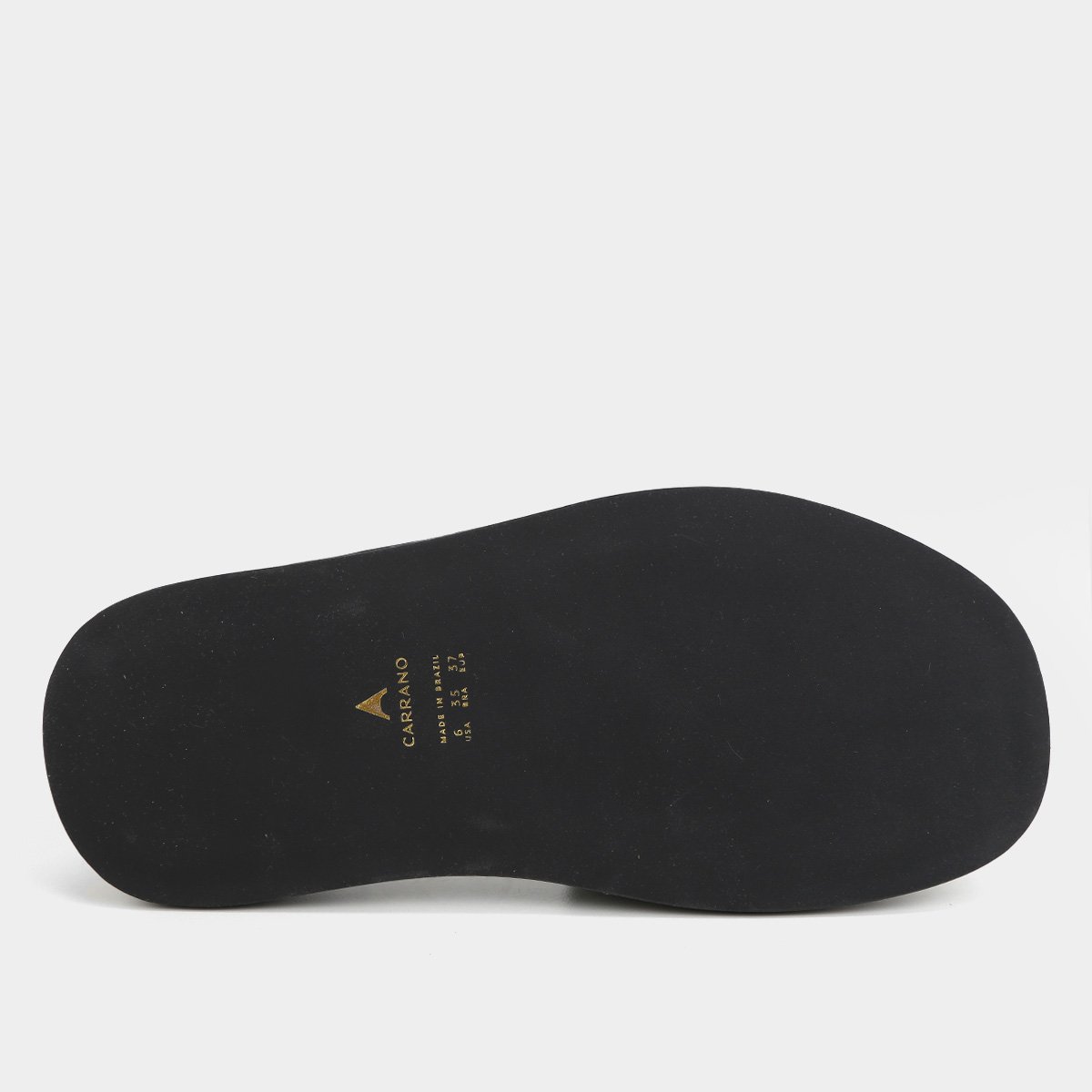 Miniatura Papete Couro Feminina Flat Icon Puffy Preto - 34
