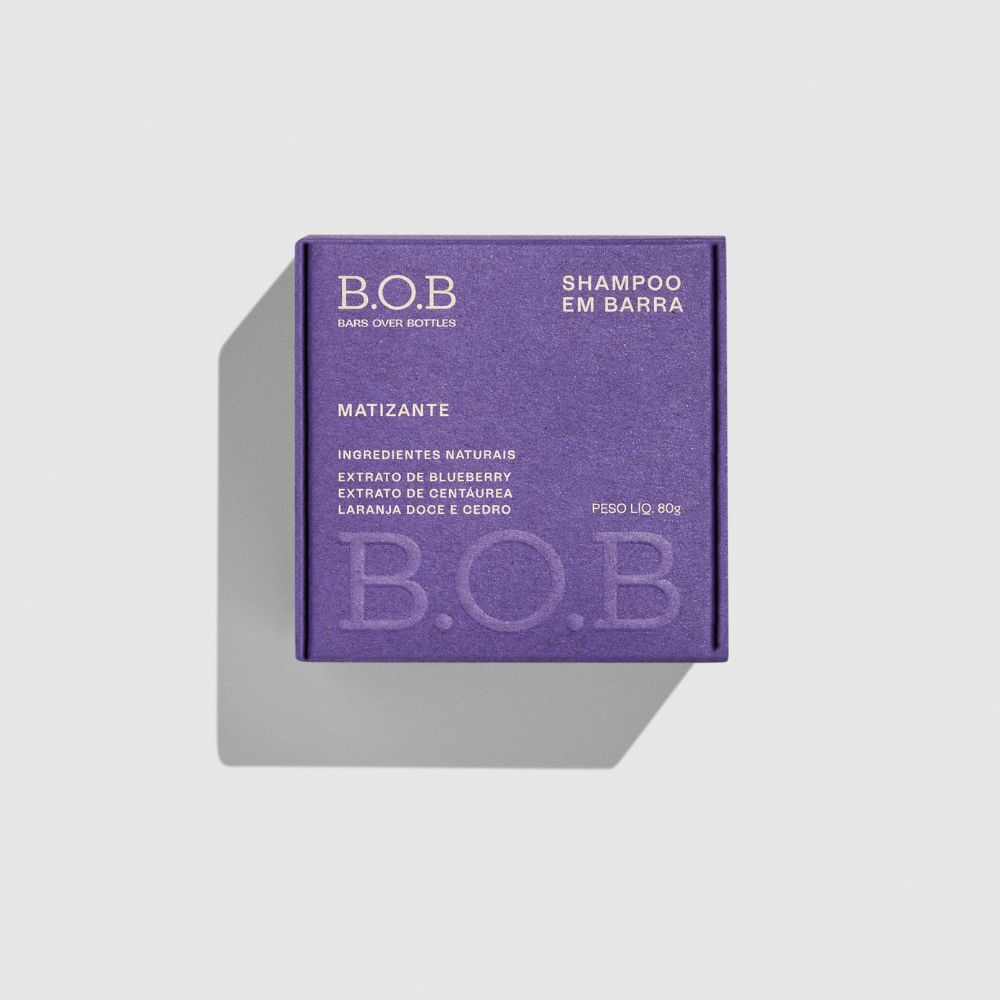 Miniatura Shampoo Bob Em Barra Matizante Bars Over Bottles 80G