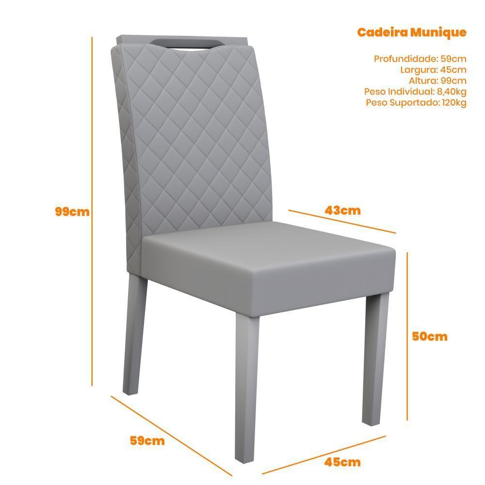 Miniatura Kit 2 Cadeiras Para Sala De Jantar Ype Veludo Marrom Escuro Munique New Ceval