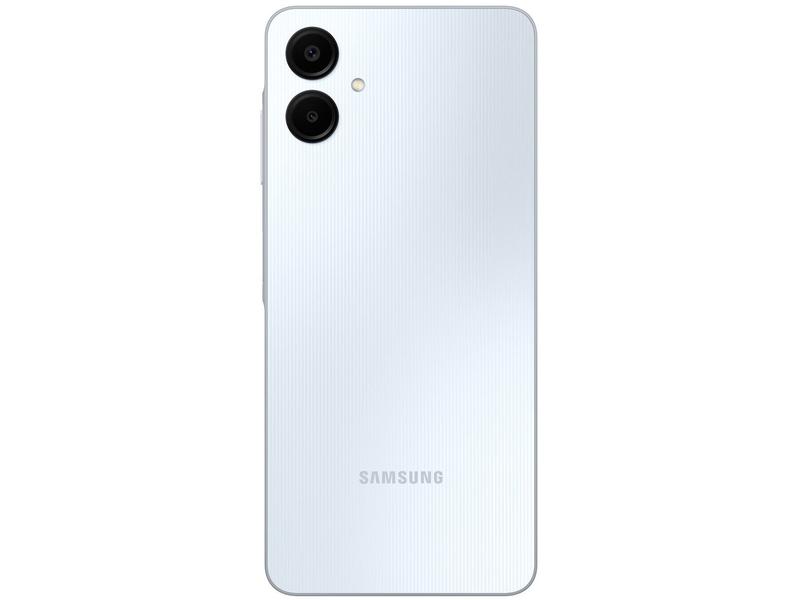 Smartphone Samsung Galaxy A06 128GB 4GB RAM Branco 6,7" Câm. Dupla + Selfie 8MP