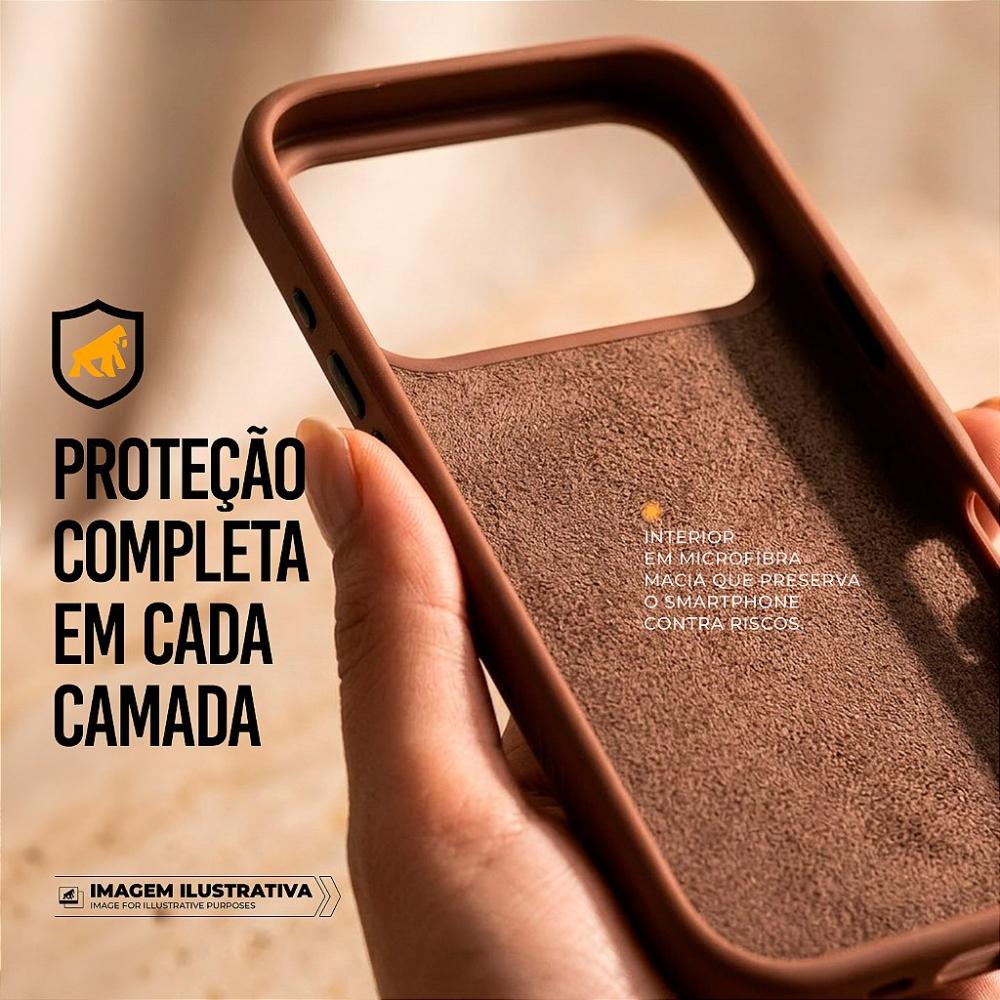 Miniatura Capa para iPhone 17 Pro Max - Woov - Marrom - Gshield