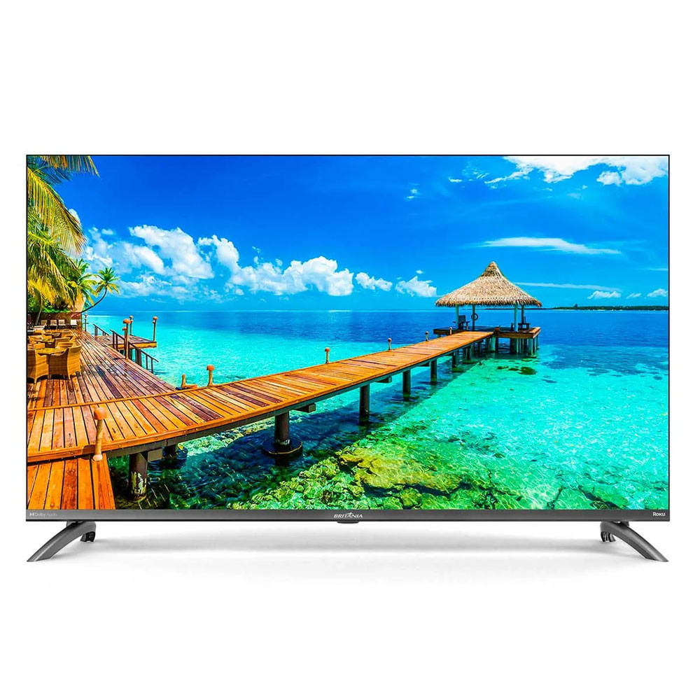 Miniatura Smart TV 40 BTV40M9GR2CGB Full HD LED Dolby Audio Roku TV Britânia Preto - Bivolt