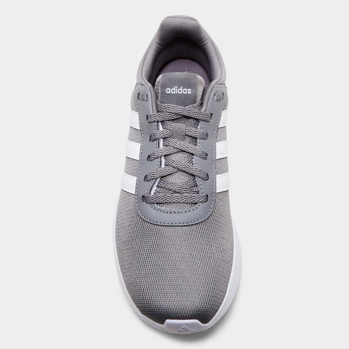 Miniatura Tênis Adidas Lite Racer Masculino Cinza+Branco - 38