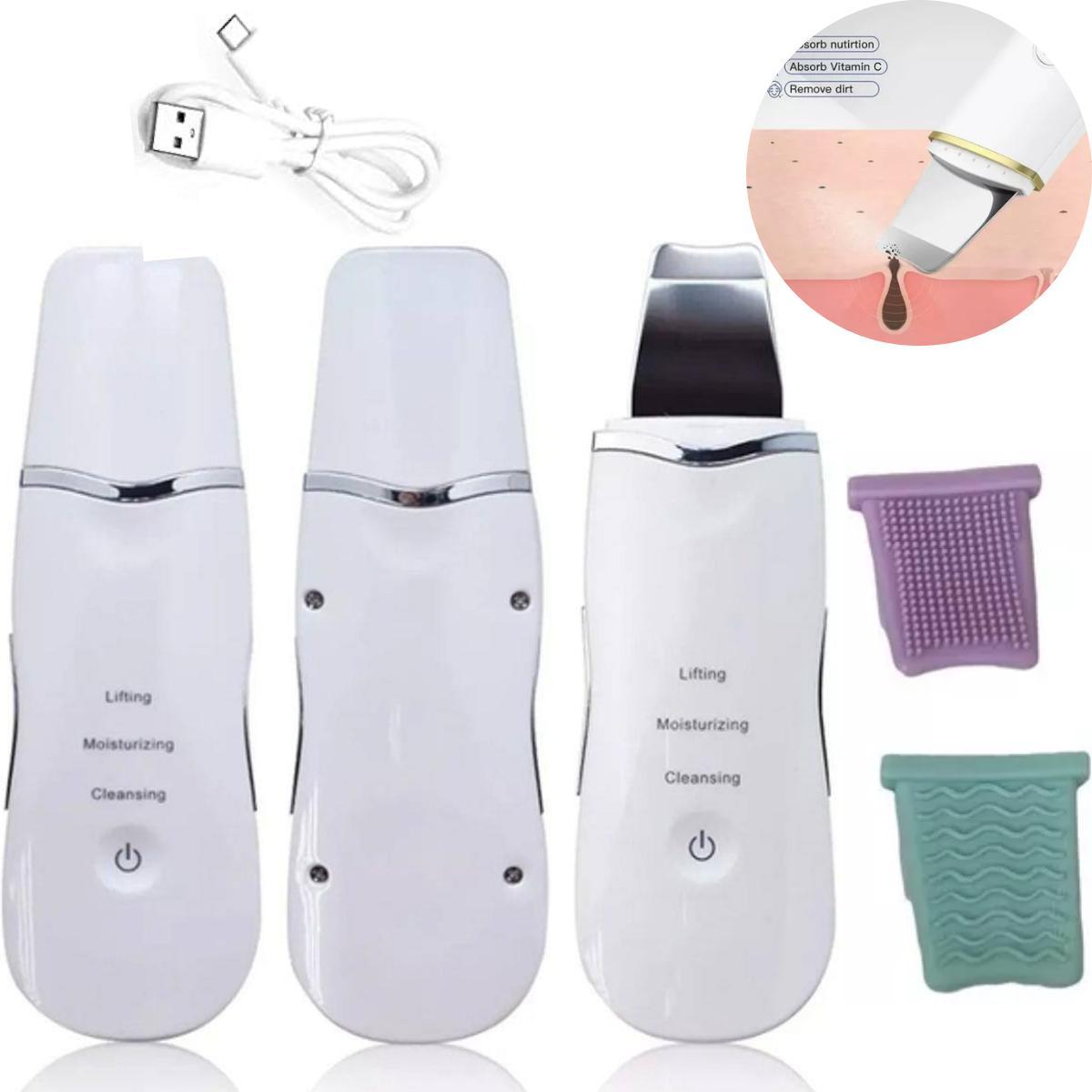 Miniatura Aparelho Peeling Ultrassônico: Pele Livre De Cravos