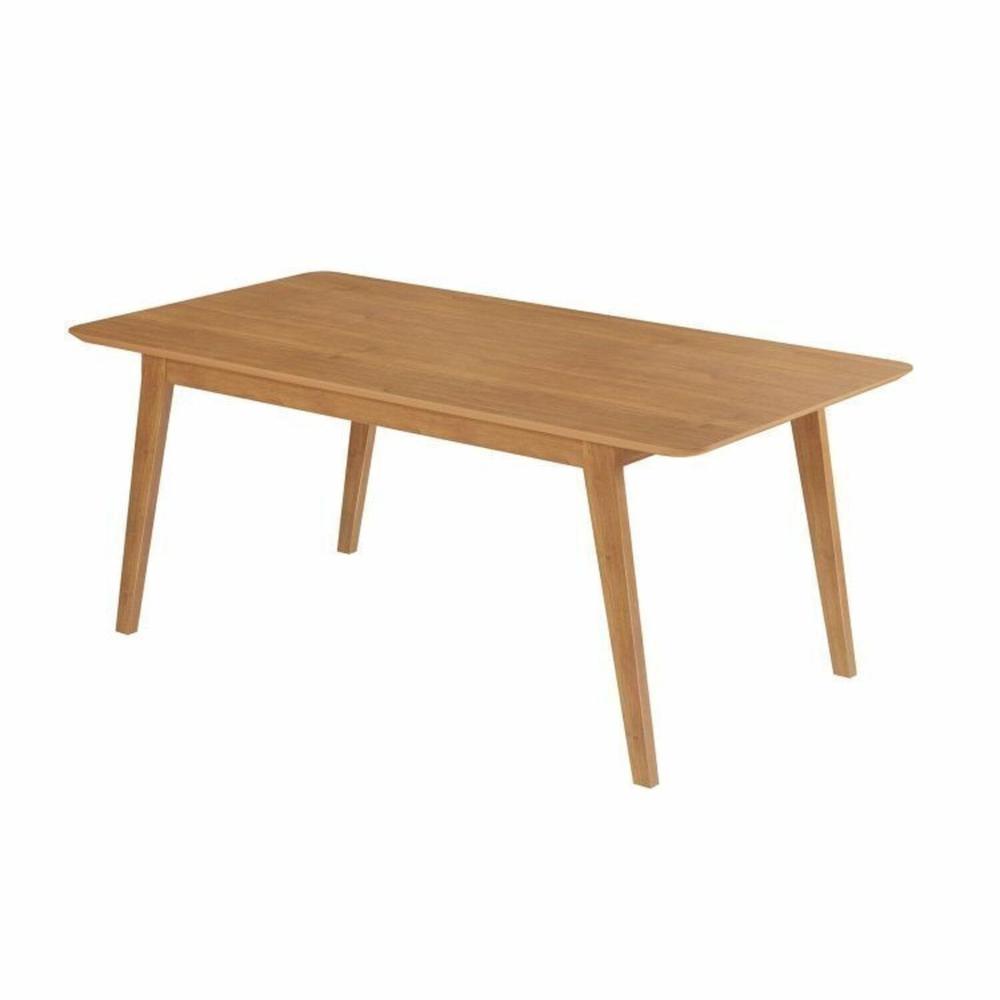 Miniatura Conjunto Sala de Jantar Mesa Elegance com 6 Cadeiras Bless Marrom/Whiskey