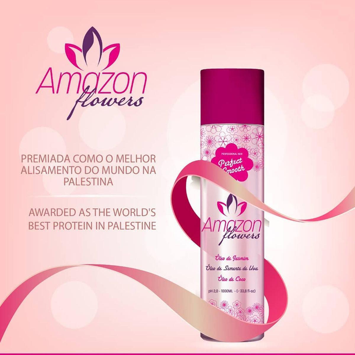 Miniatura Progressiva Amazon Flower Tratamento Redutor Escova