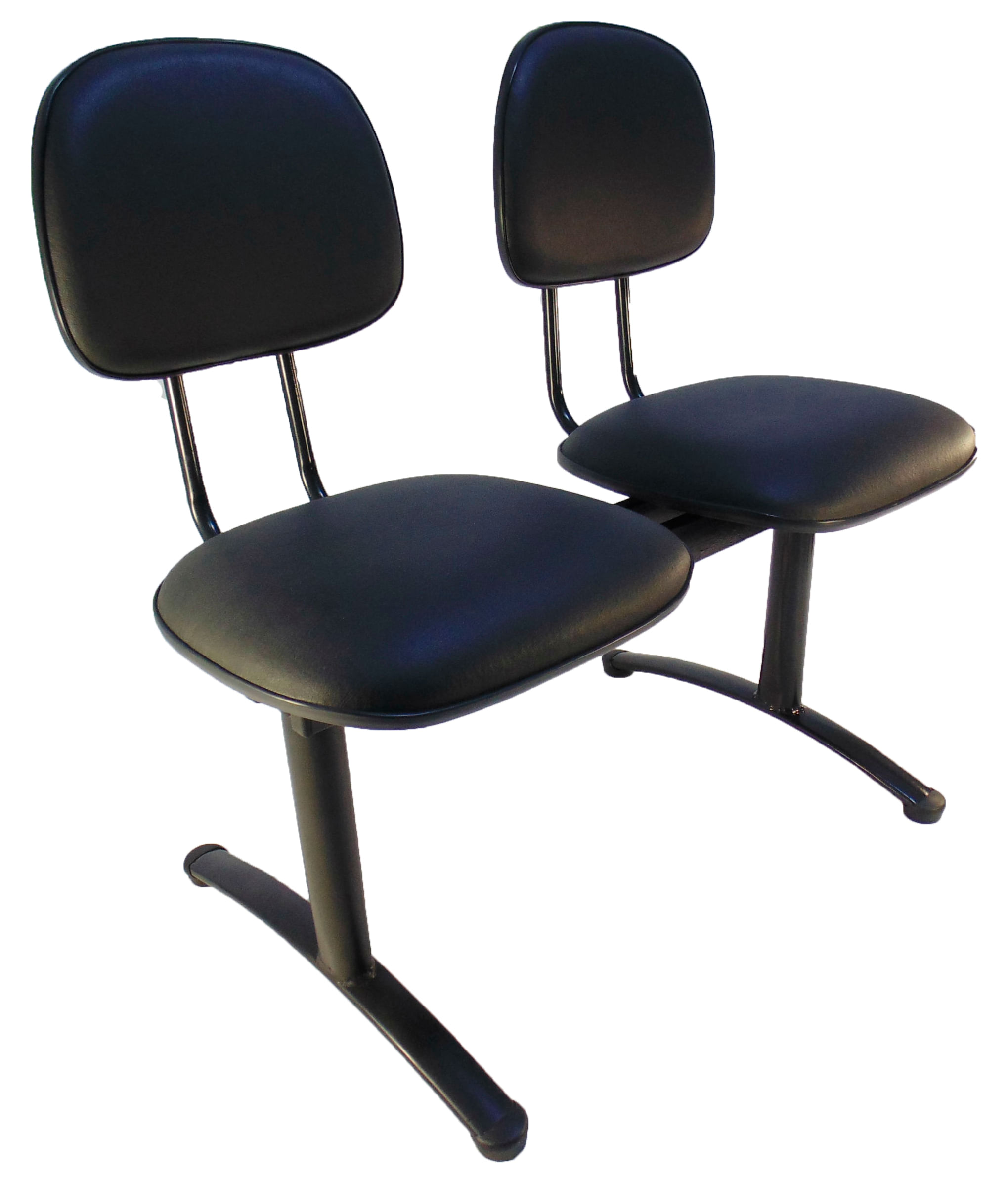 Miniatura Cadeira Gold longarina secretária Corano preto