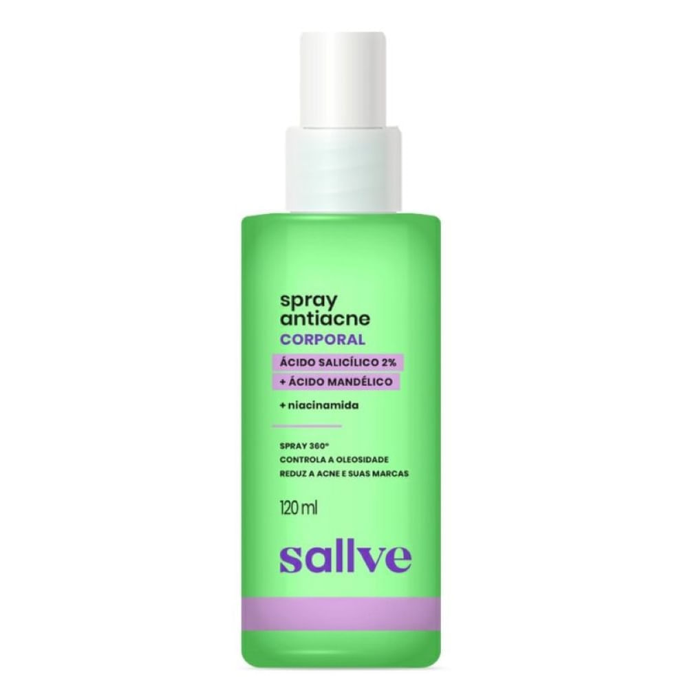 Miniatura Spray Antiacne Corporal Sallve 120ml