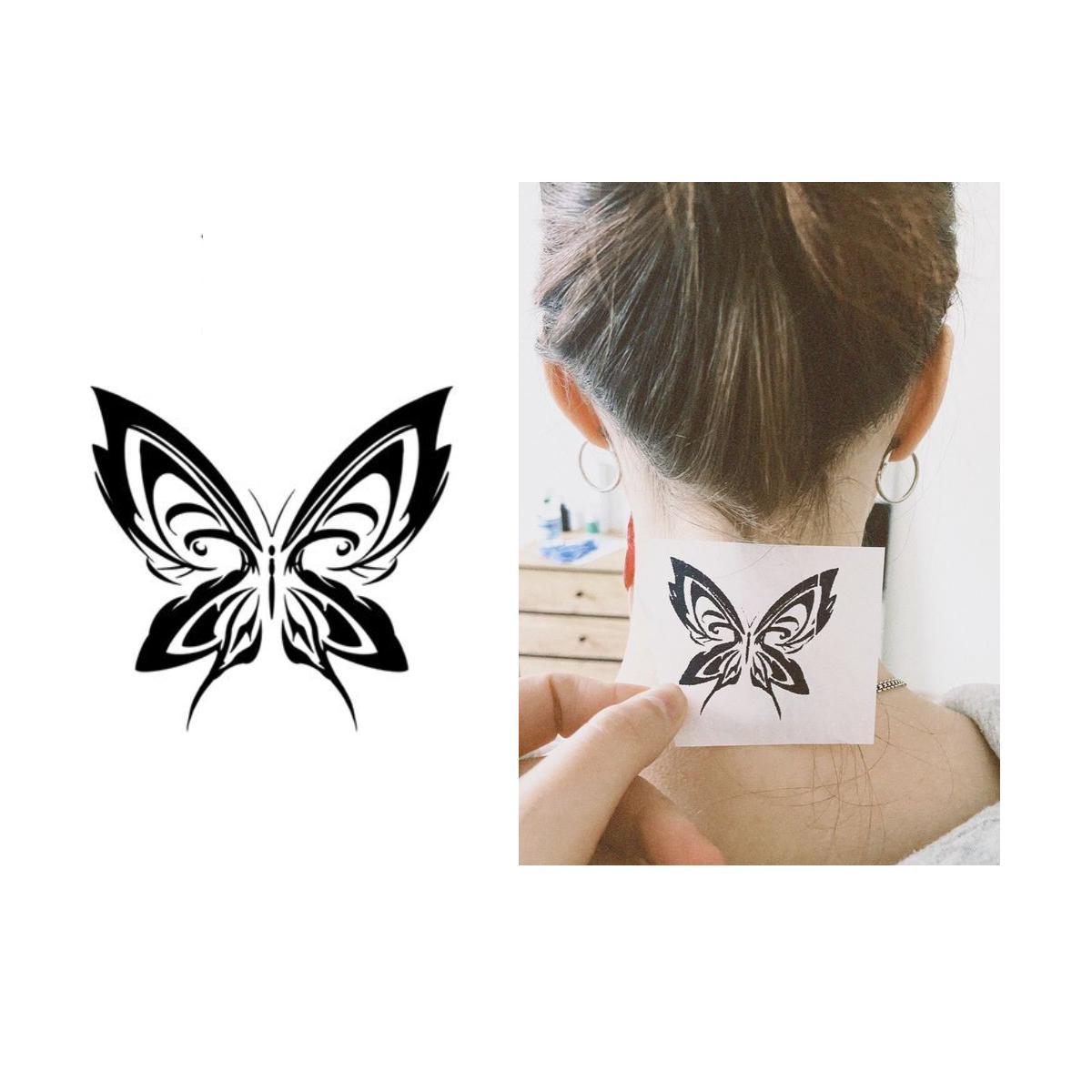 Miniatura Tatuagem Temporária Borboleta Song Kang Park Jae Eon Dorama