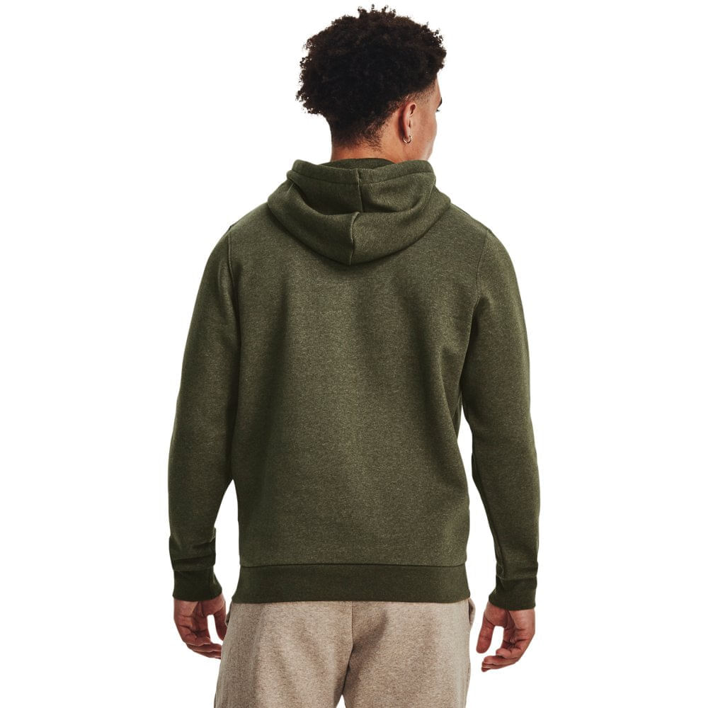 Miniatura Moletom Masculino Under Armour Essential Fleece Hoodie Verde - 2GG
