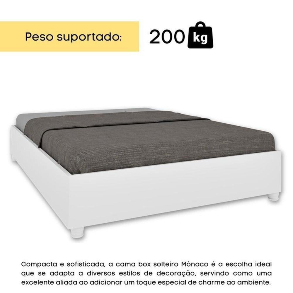Quarto Casal Completo Guarda-Roupa Lima, Cama Mônaco e Cômoda Premium Espresso Móveis Neve