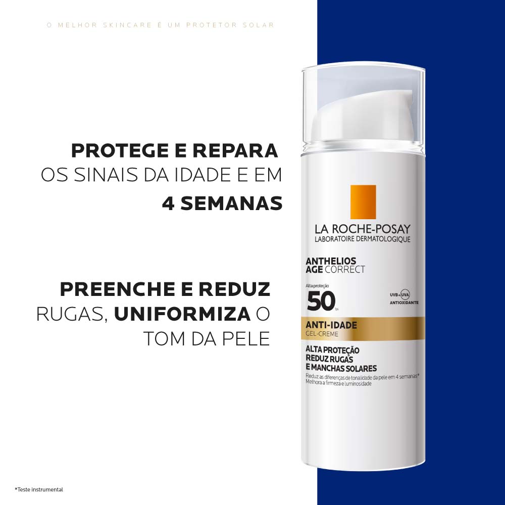 Miniatura Protetor Solar Facial La Roche-Posay - Anthelios Age Correct Fps50 50g