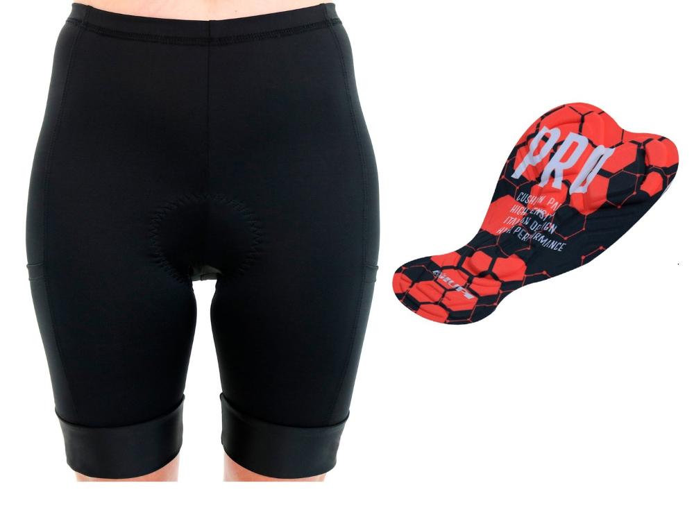 Miniatura Bermuda Ciclismo HUPI Pro PRETO - G