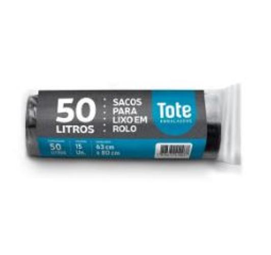 Miniatura Sacos De Lixo 50 Litros - Pacote Com 15 Unidades