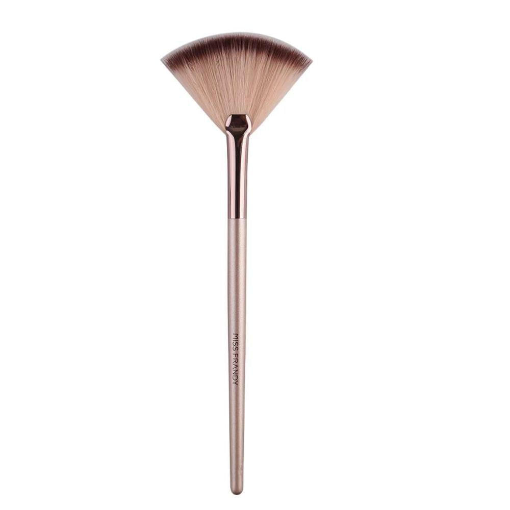 Miniatura Pincel De Iluminador Leque Champagne 60226 | Miss Frandy | Acabamento Luminoso E Preciso