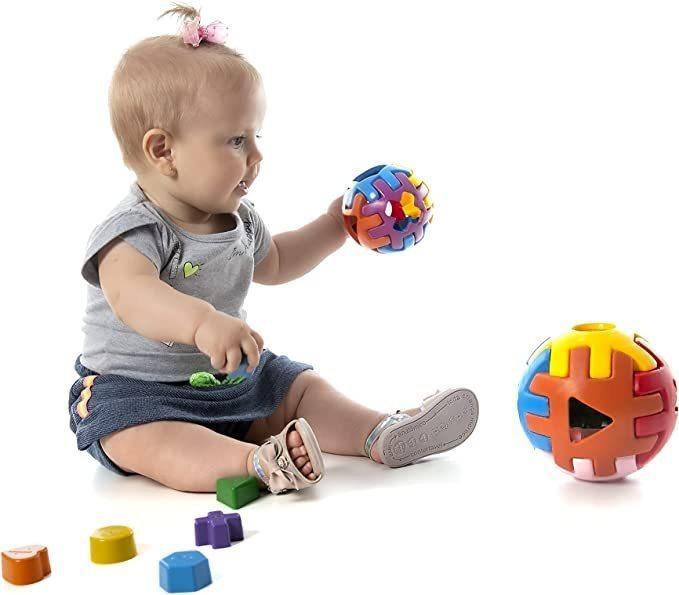 Miniatura Brinquedo Bebe Educativo Encaixar Bola Baby Didático Kendy
