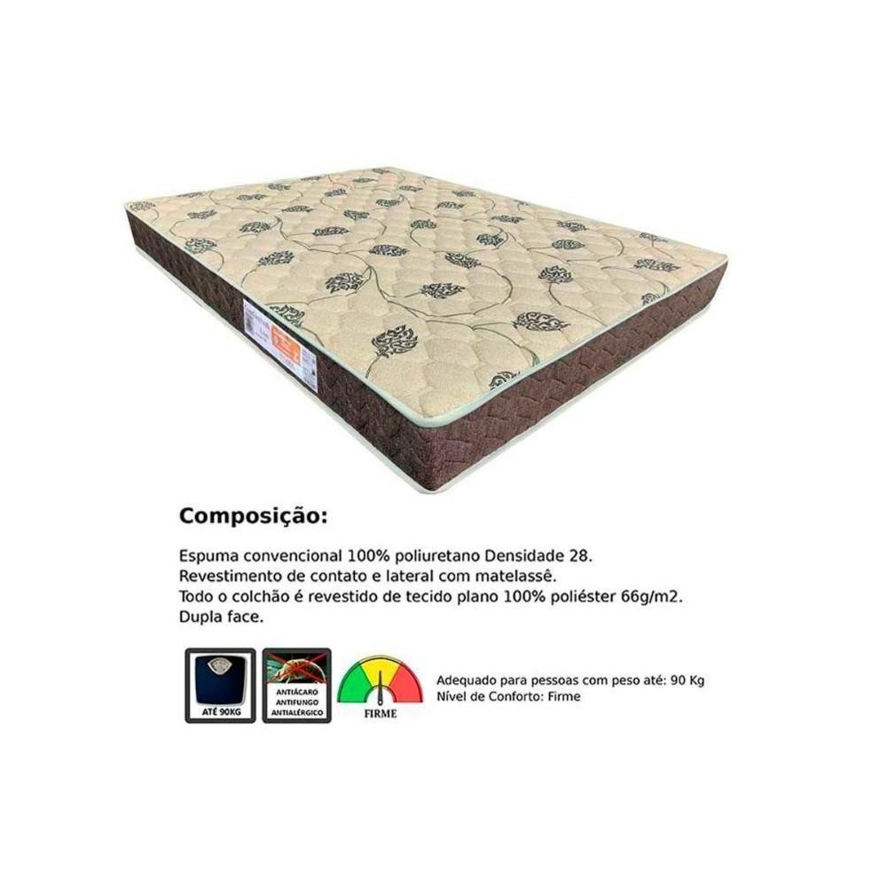 Colchão Viúva Espuma D28 Comfortpedic (128x188x17) - Orthoflex