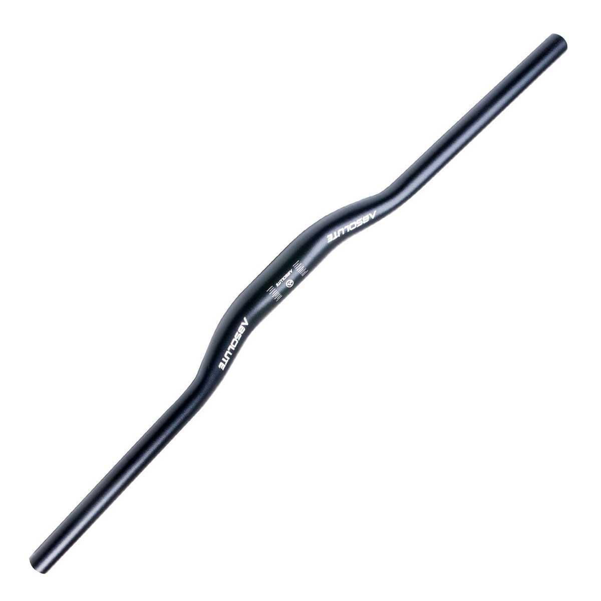 Miniatura Guidão Bike Rise Bar Absolute Preto 720mm - Alumínio