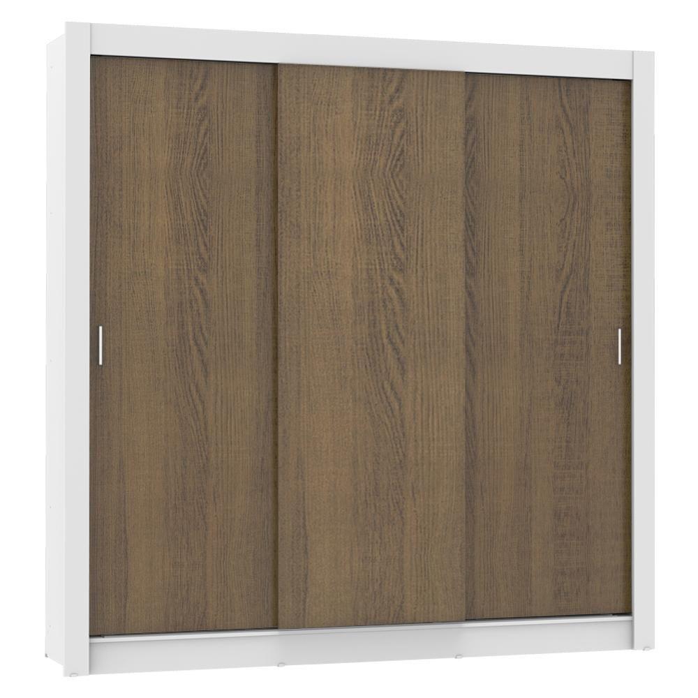 Miniatura Guarda Roupa Casal Lyon 3 Portas de Correr 4 Gavetas Madesa