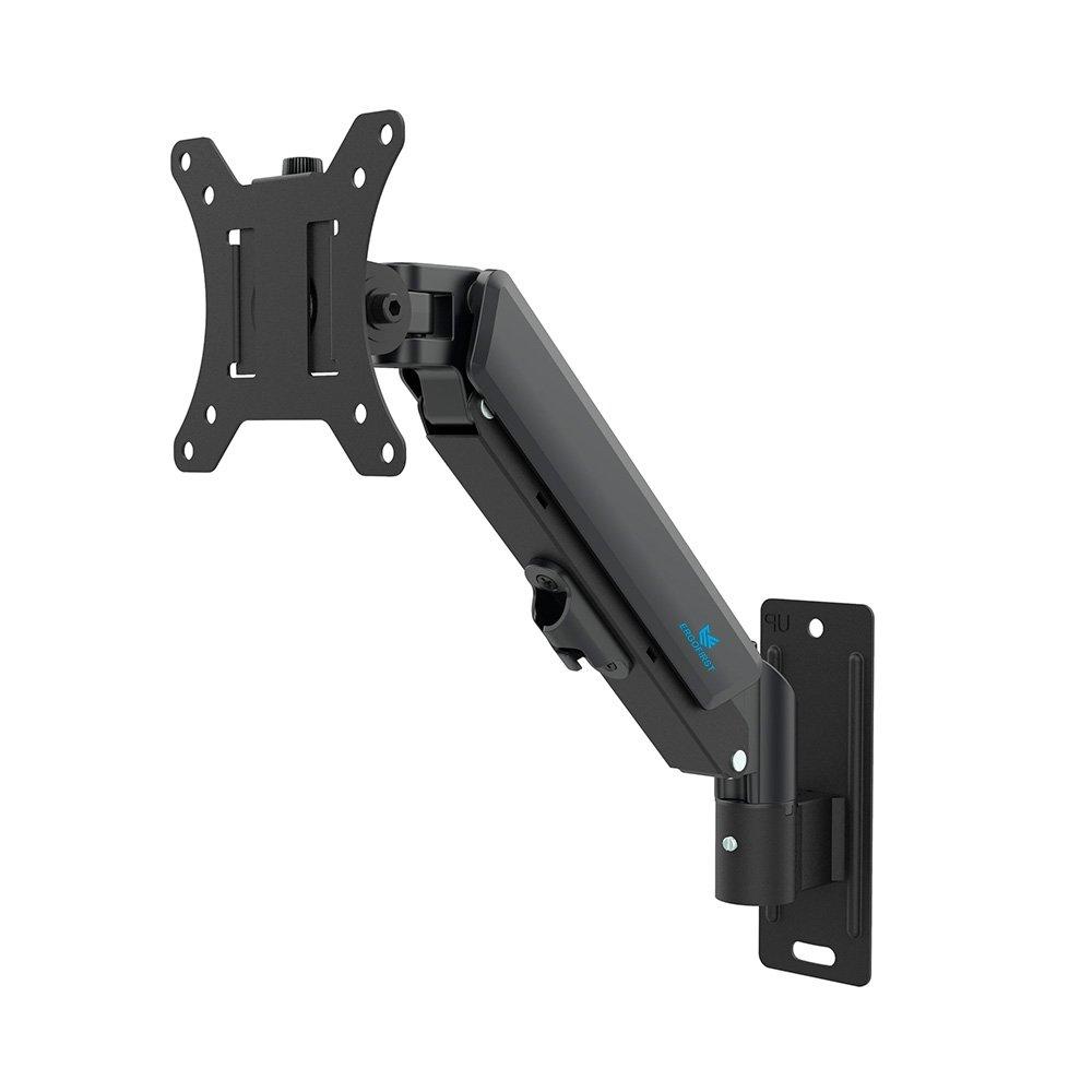 Suporte de Parede Articulado para Monitor de 17" a 32" Ergofirst, Ajuste com Pistão a Gás, Preto - G16-111