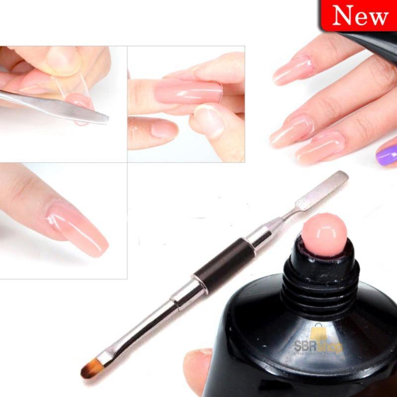 Miniatura Kit Unhas Gel Poligel Polygel Unhas Molde F1 Acrilico rosa - Rosa - 14