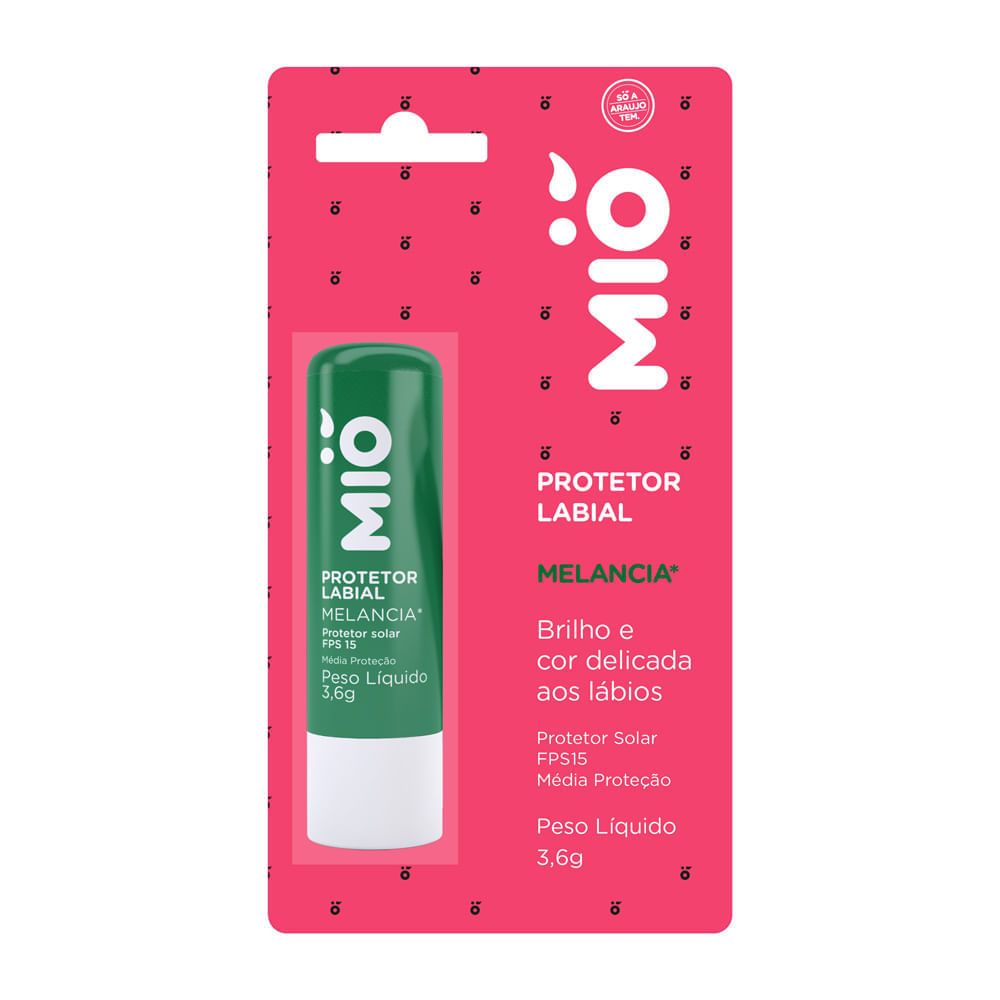 Miniatura Protetor Labial Mió Sabor Melancia FPS 15 3,6g