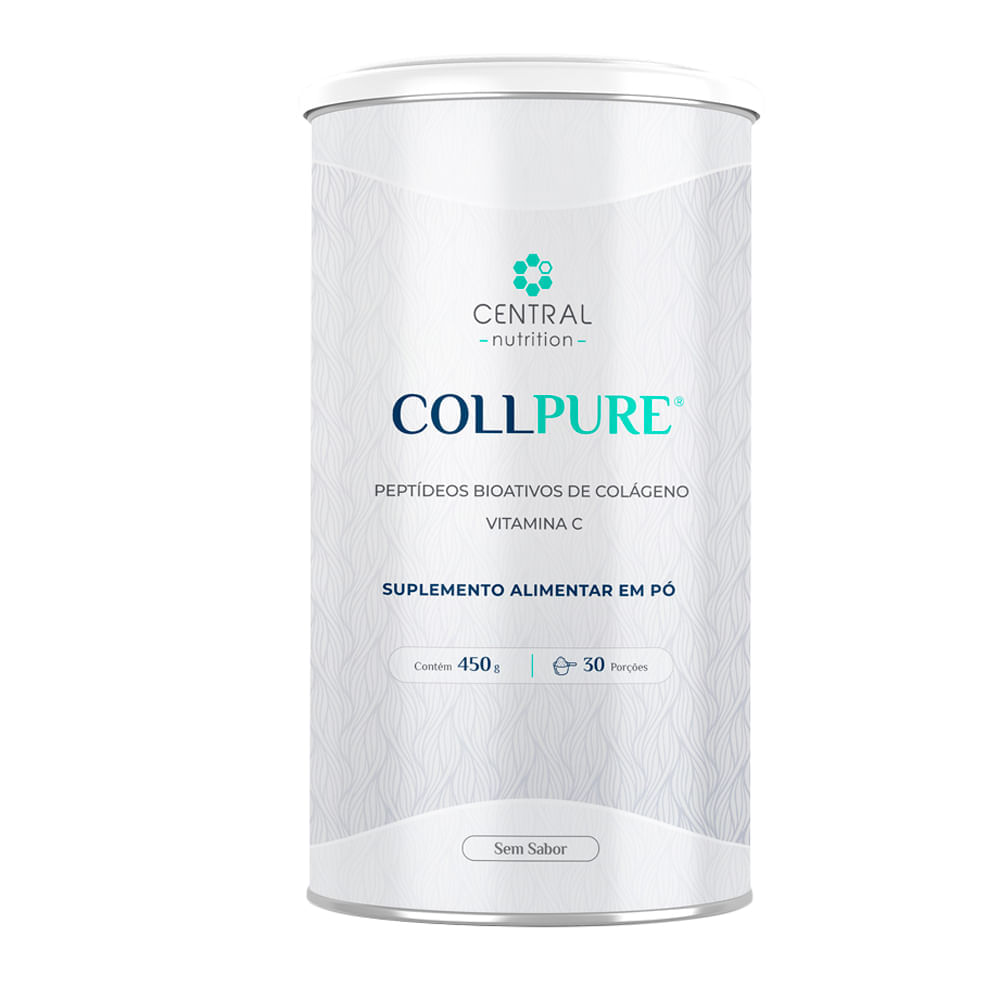 Miniatura Collpure Central Nutrition Sem Sabor 450g