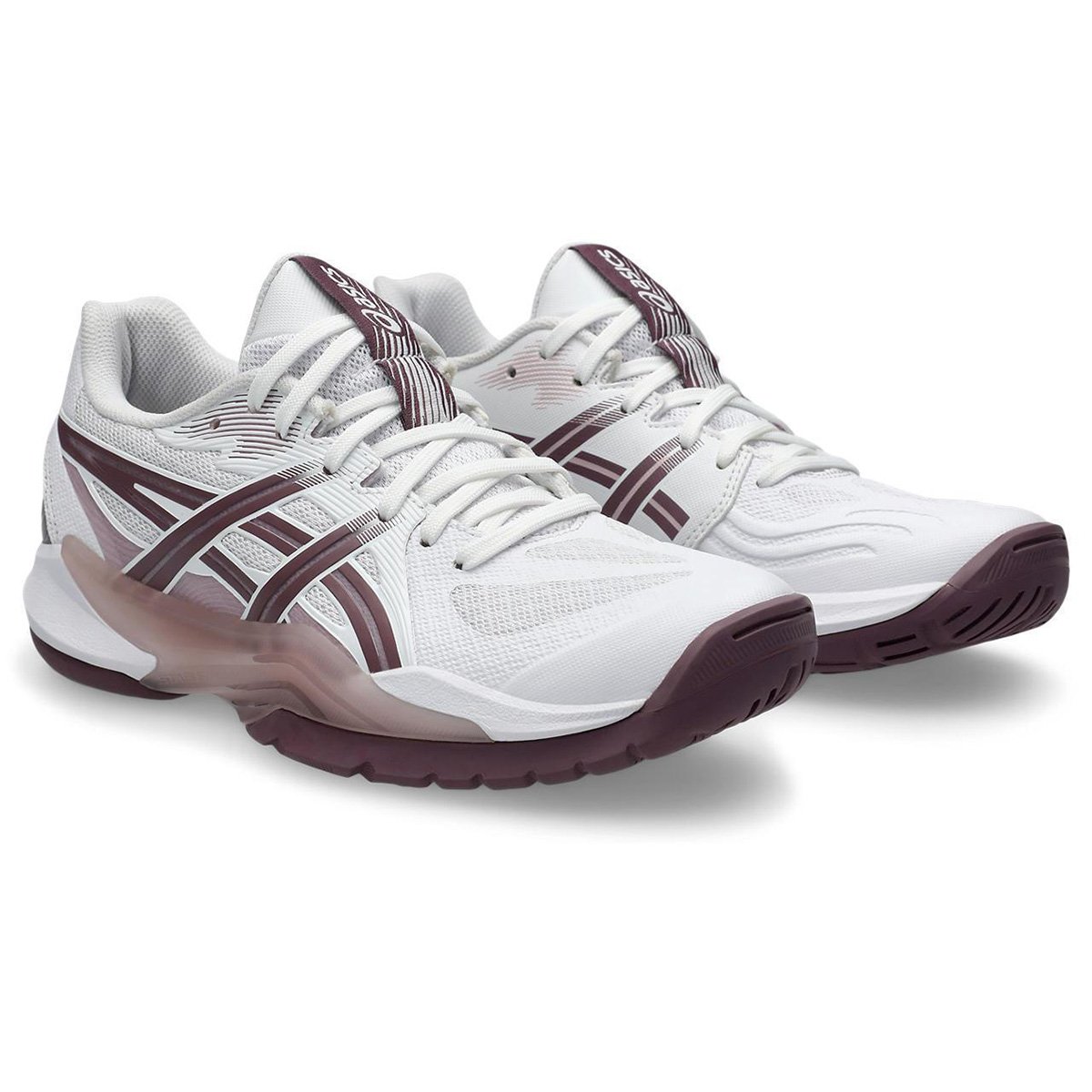 Miniatura Tênis Asics Powerbreak Ff Feminino Branco+Roxo - 35
