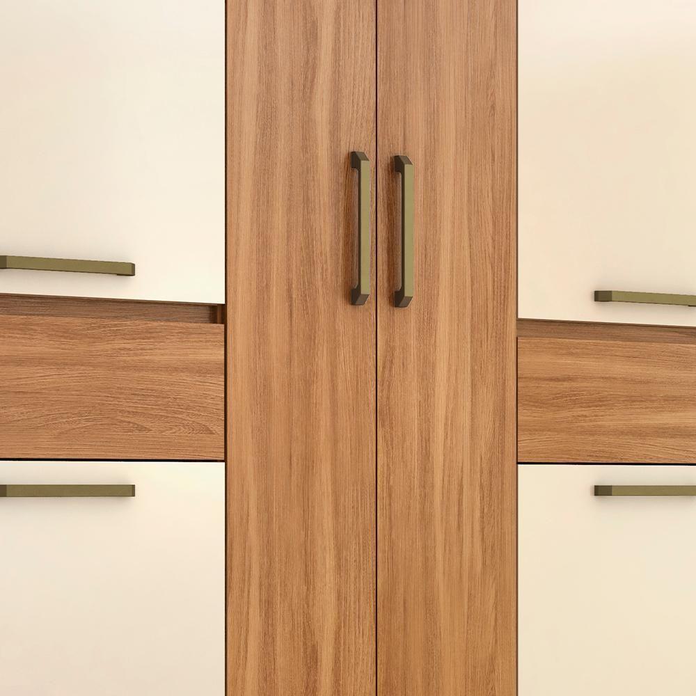 Guarda Roupa Casal 6 Pt 2 Gv 62760 Amendola Off White Demobile Amendola Off White