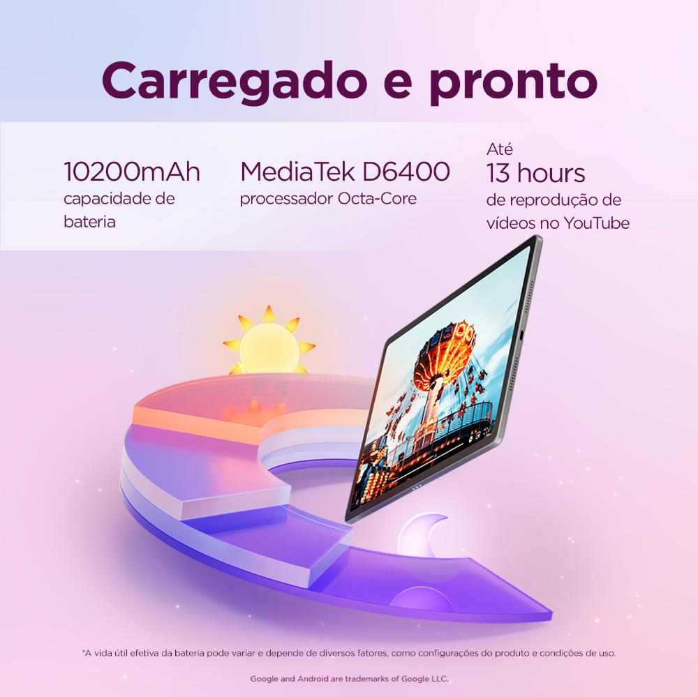 Miniatura Tablet Lenovo Idea Tab Plus Octa Core 8GB RAM 256GB Luana Grey - ZAGJ0575BR
