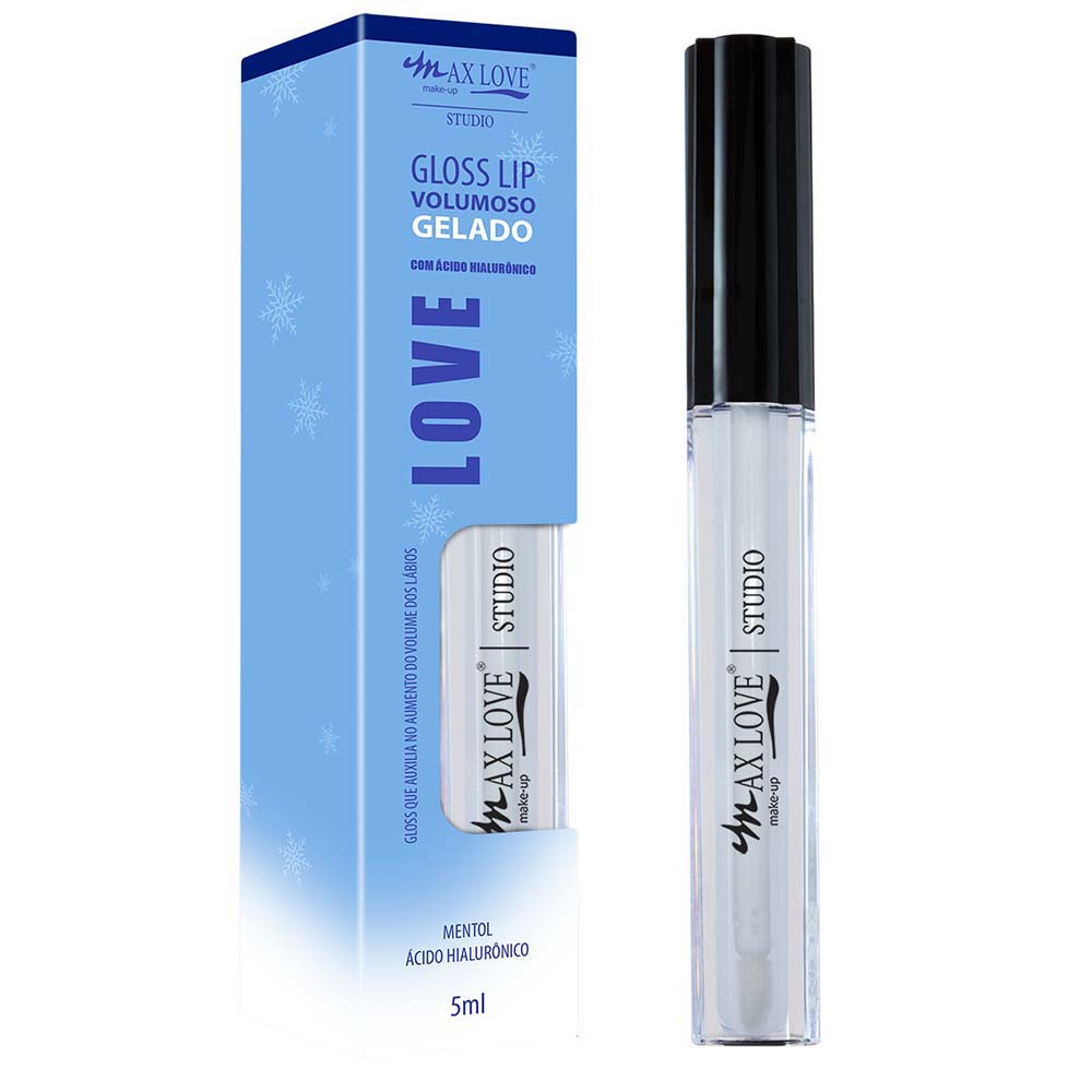 Miniatura Gloss Labial Max Love - Lip Volumoso Gelado 100