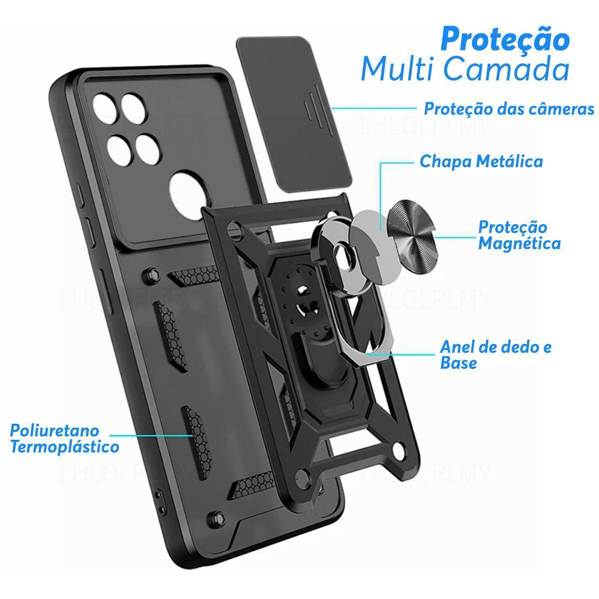 Miniatura Capa Capinha Case Para Realme C21Y - Protetora Militar