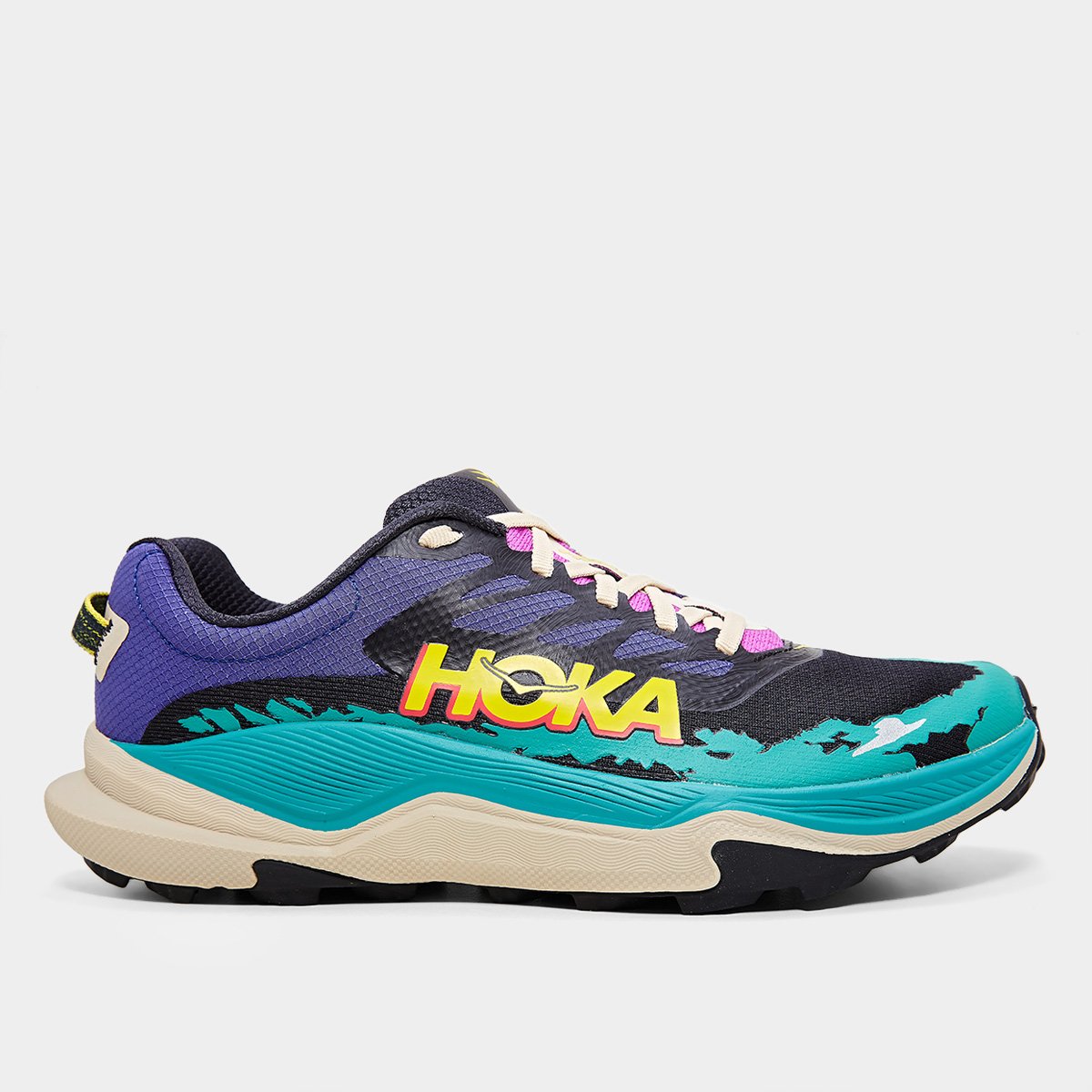 Miniatura Tênis Hoka Torrent 4 Masculino Roxo+Verde - 40