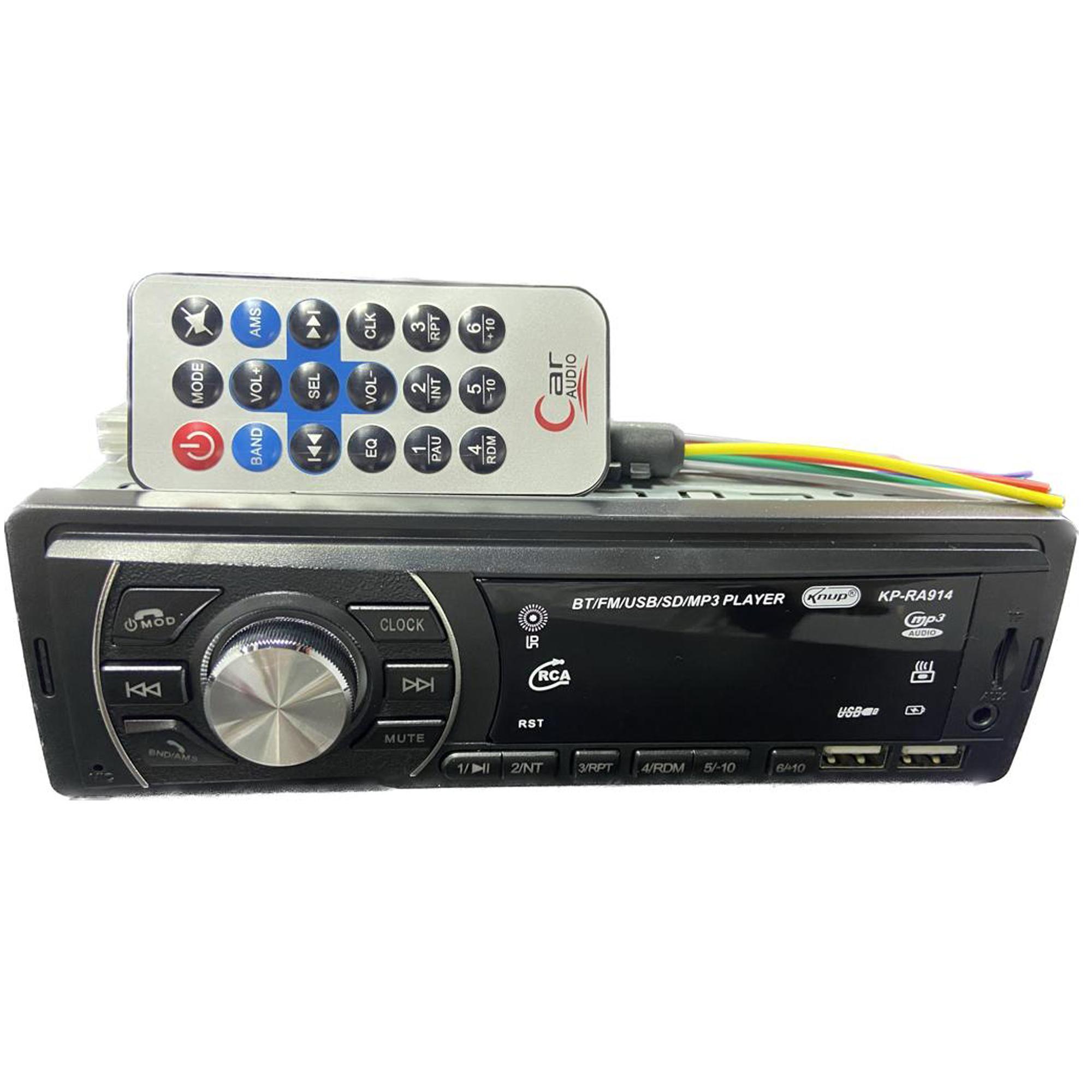 Som Automotivo Rádio Bluetooth Mp3 Usb Micro Sd Auxiliar P2