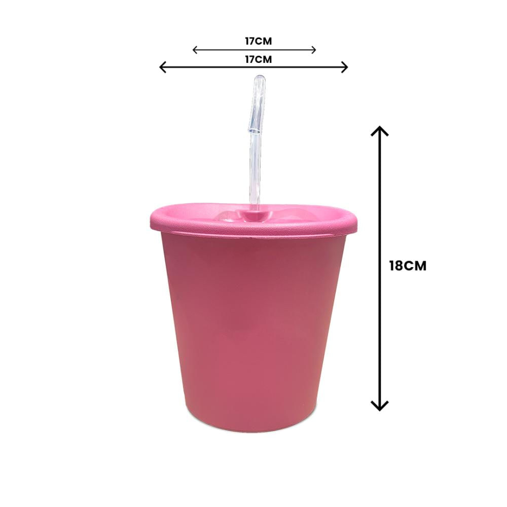 Miniatura Fonte Bebedouro Elevado Meau Rosa para Cães e Gatos - Bivolt