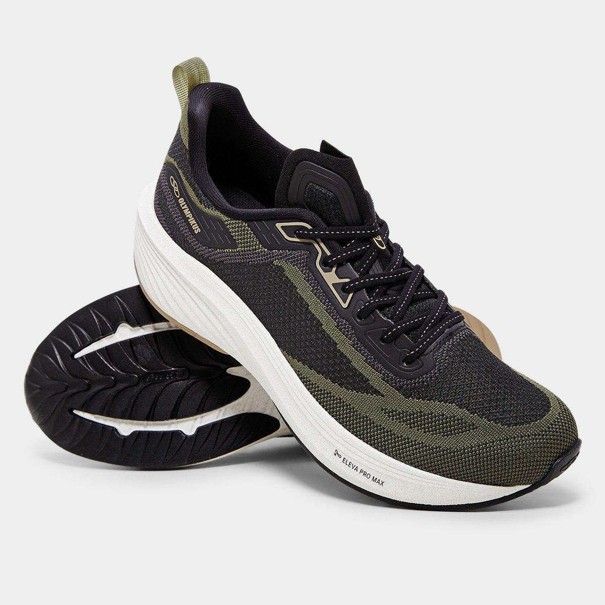 Miniatura Tênis Olympikus Volta Masculino Preto+verde - 38