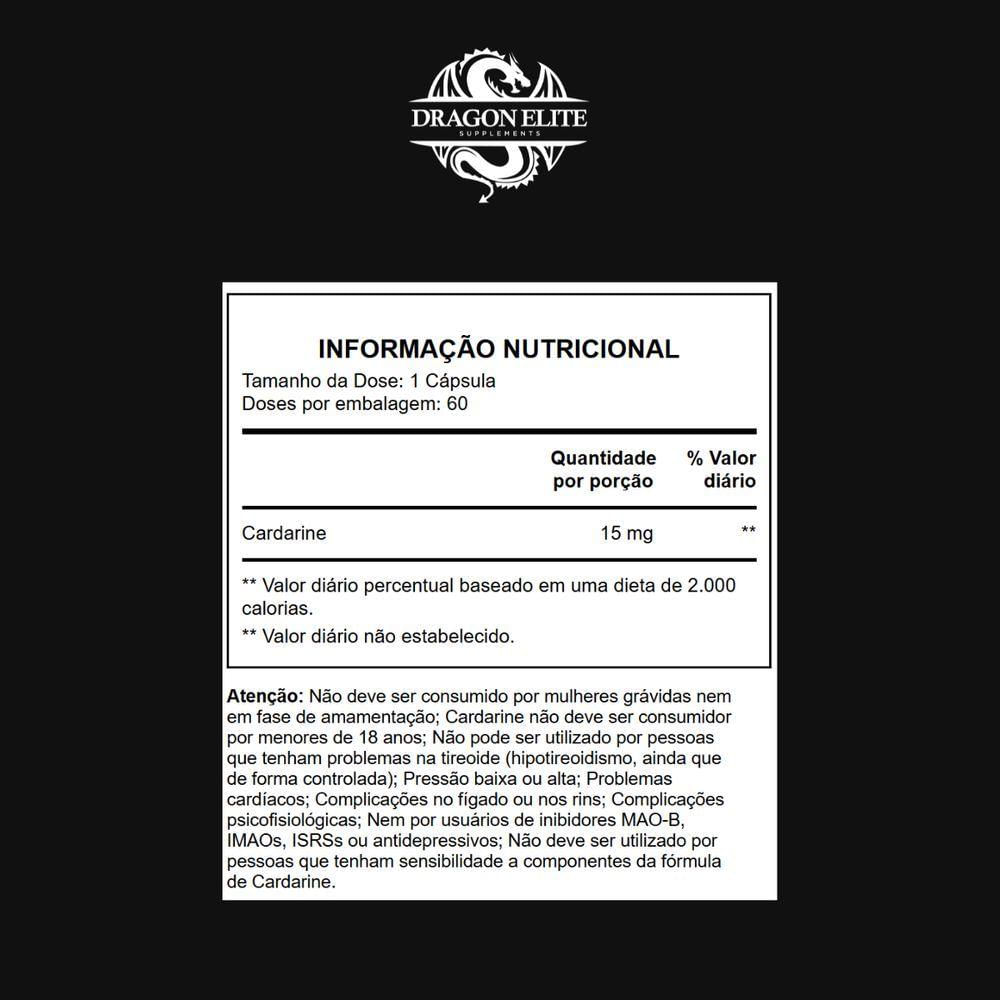 Miniatura Cardarine Gw-501516 15mg 60 Cápsulas Dragon Elite