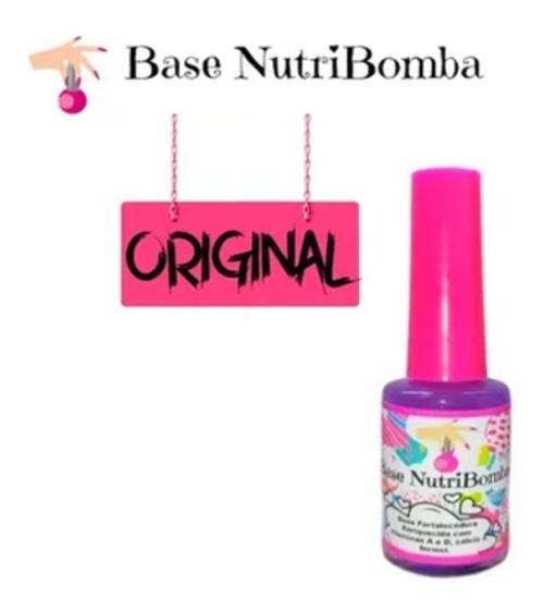 Miniatura Kit 2 Bases Nutribomba Esmalte Fortalecedor Unhas Pé E Mao