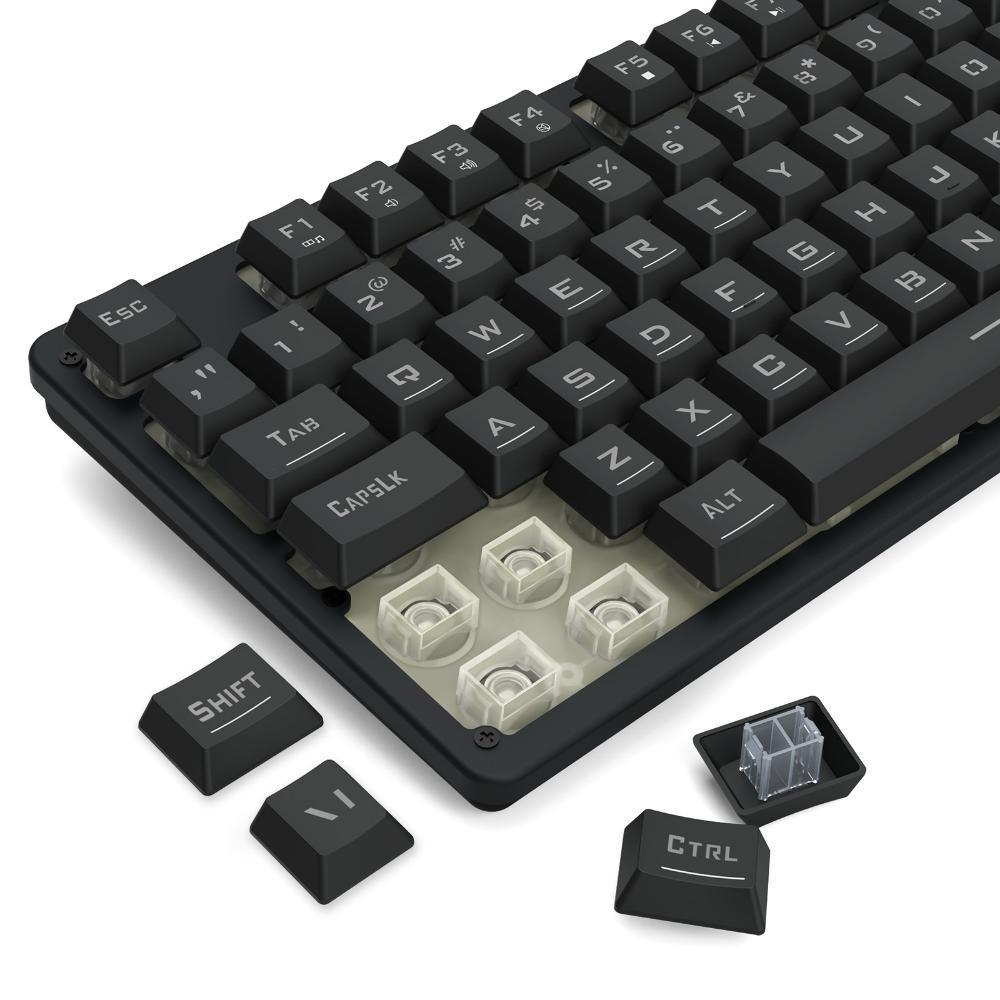 Teclado Membrana Gamer Redragon Netherbane Rgb K521 Preto