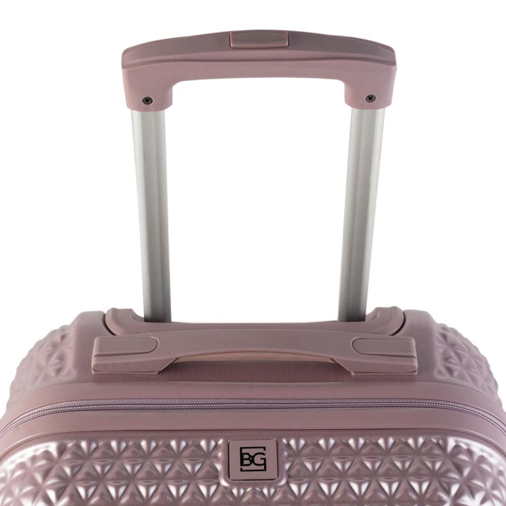 Mala de Viagem Grande 32 Kg ABS 4 Rodas Minnie Epcot Rosé Rosé - G