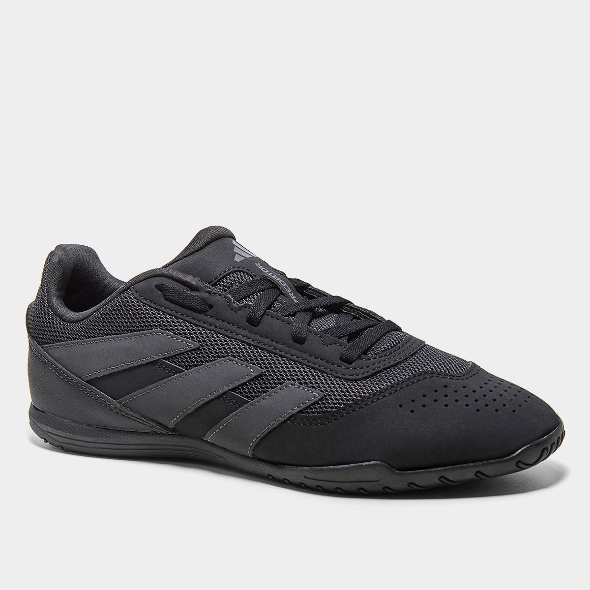Miniatura Chuteira Futsal Adidas Predator 24 Club Unissex Preto+Chumbo - 44