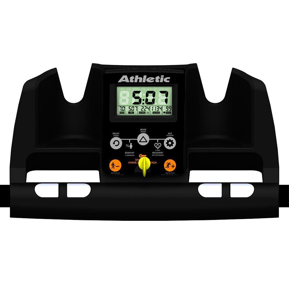 Esteira Ergométrica Residencial Athletic Runner (13 Km/h) 13 Funções e Dobrável - Bivolt