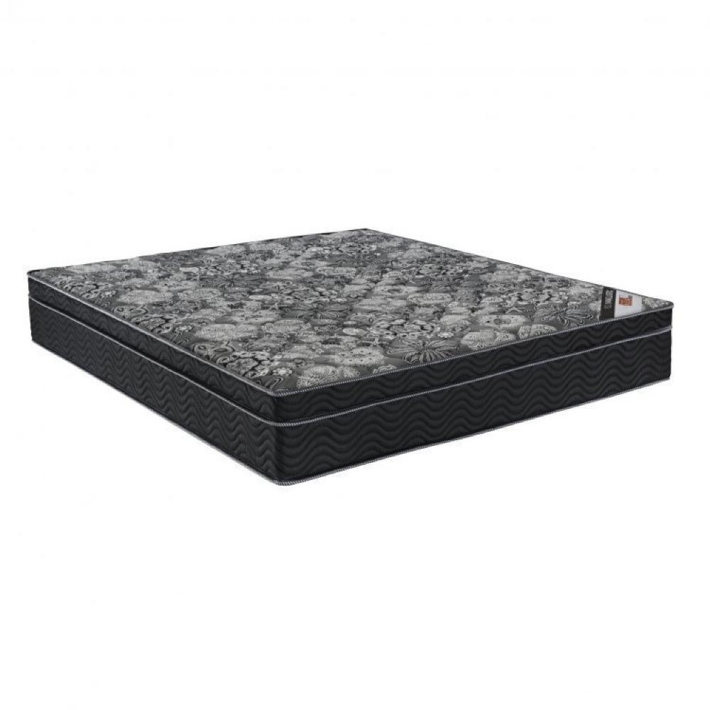 Miniatura Cama Box Colchão Iso Molas Nanolastic Queen Size Ortobom Preto/Cinza