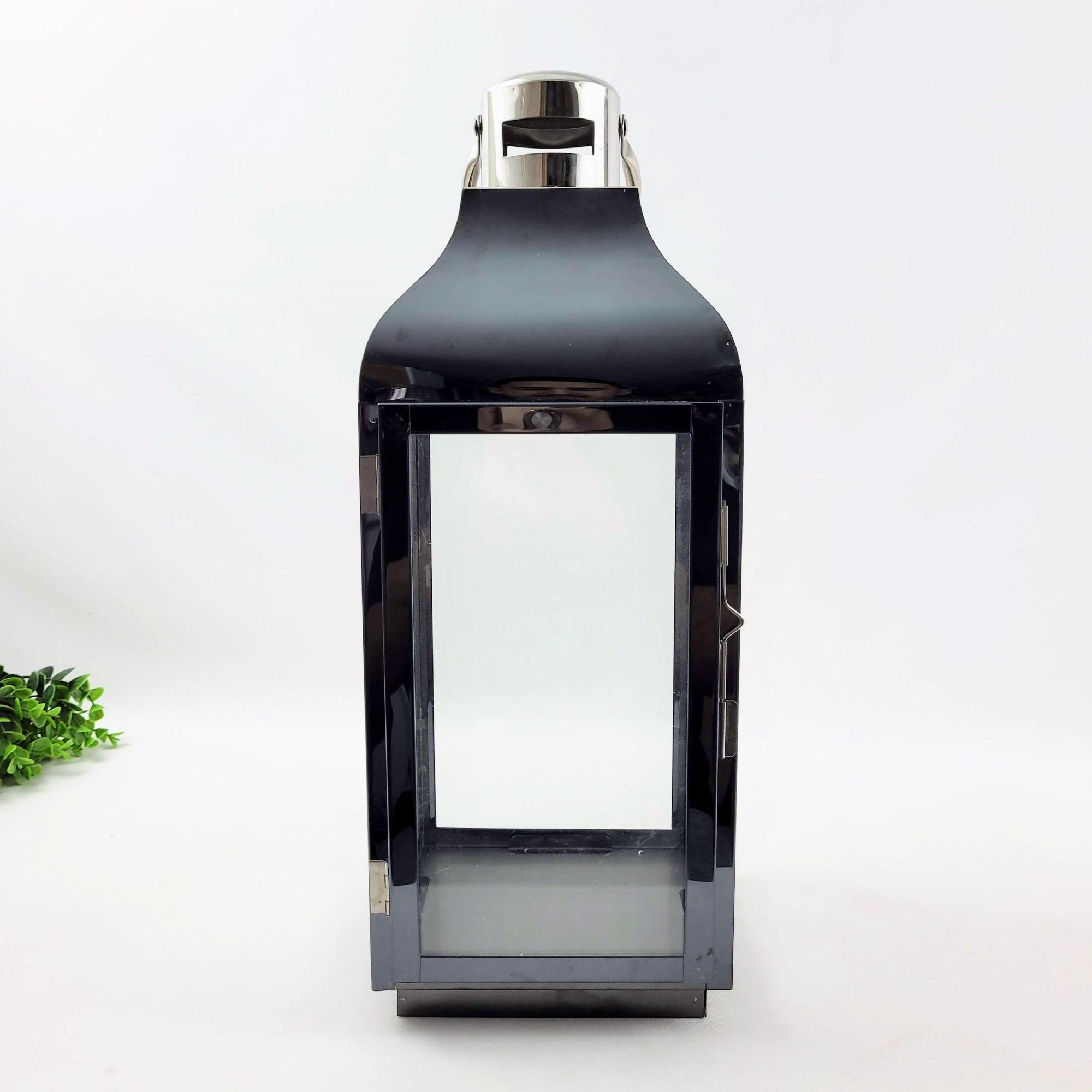 Miniatura Lanterna Decorativa Marroquina Fumê Grafite P